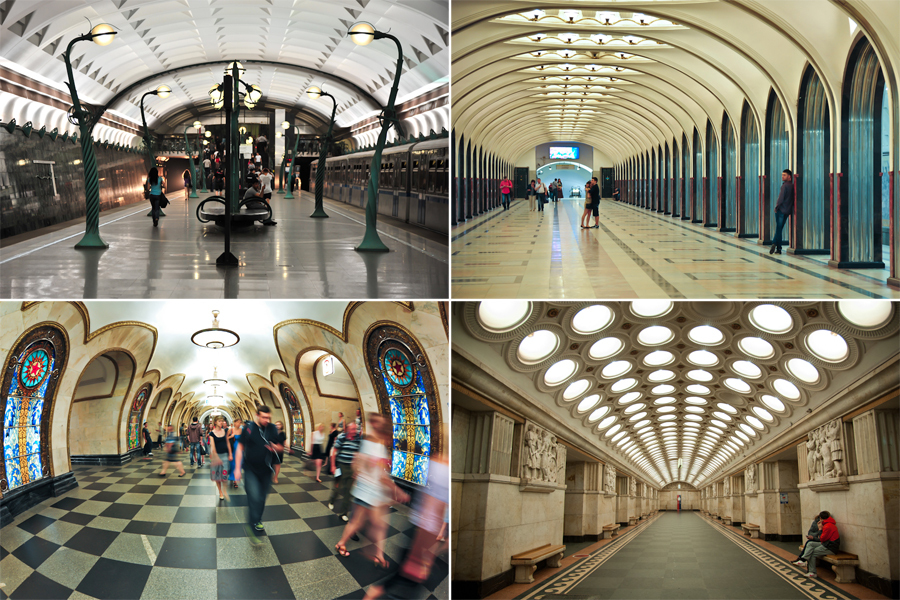 Самые красивые станции московского метро 