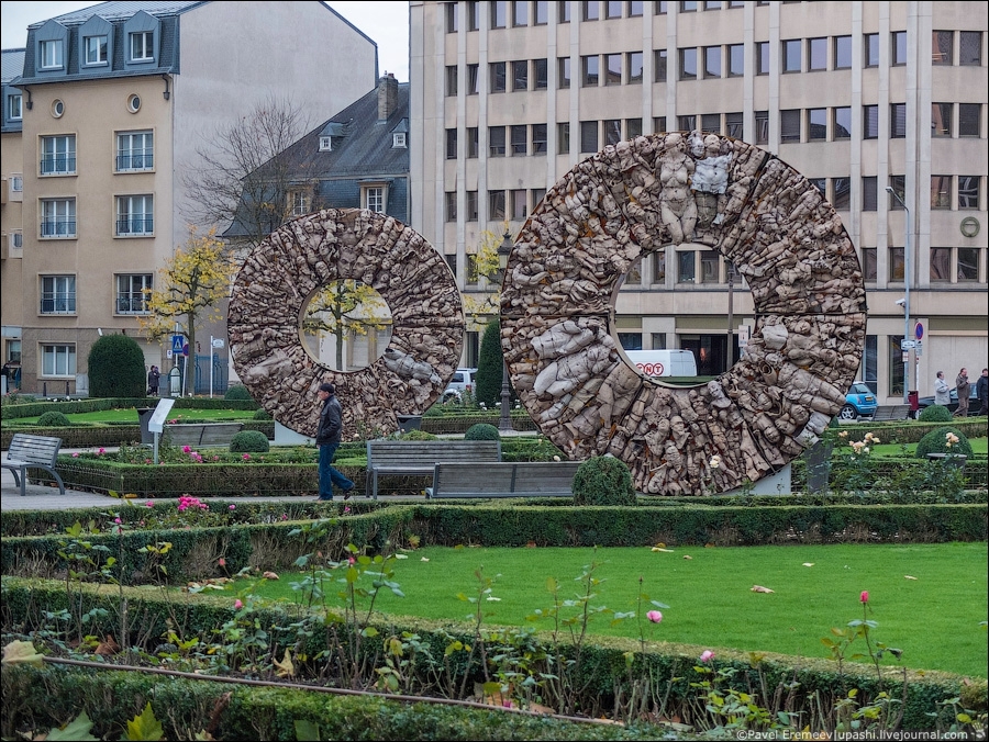 Необычное искусство в Люксембурге