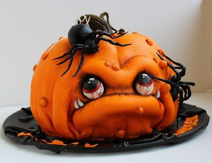 Жуткие и страшные торты на Хэллоуин