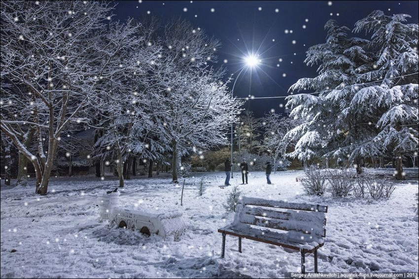 зима в Севастополе