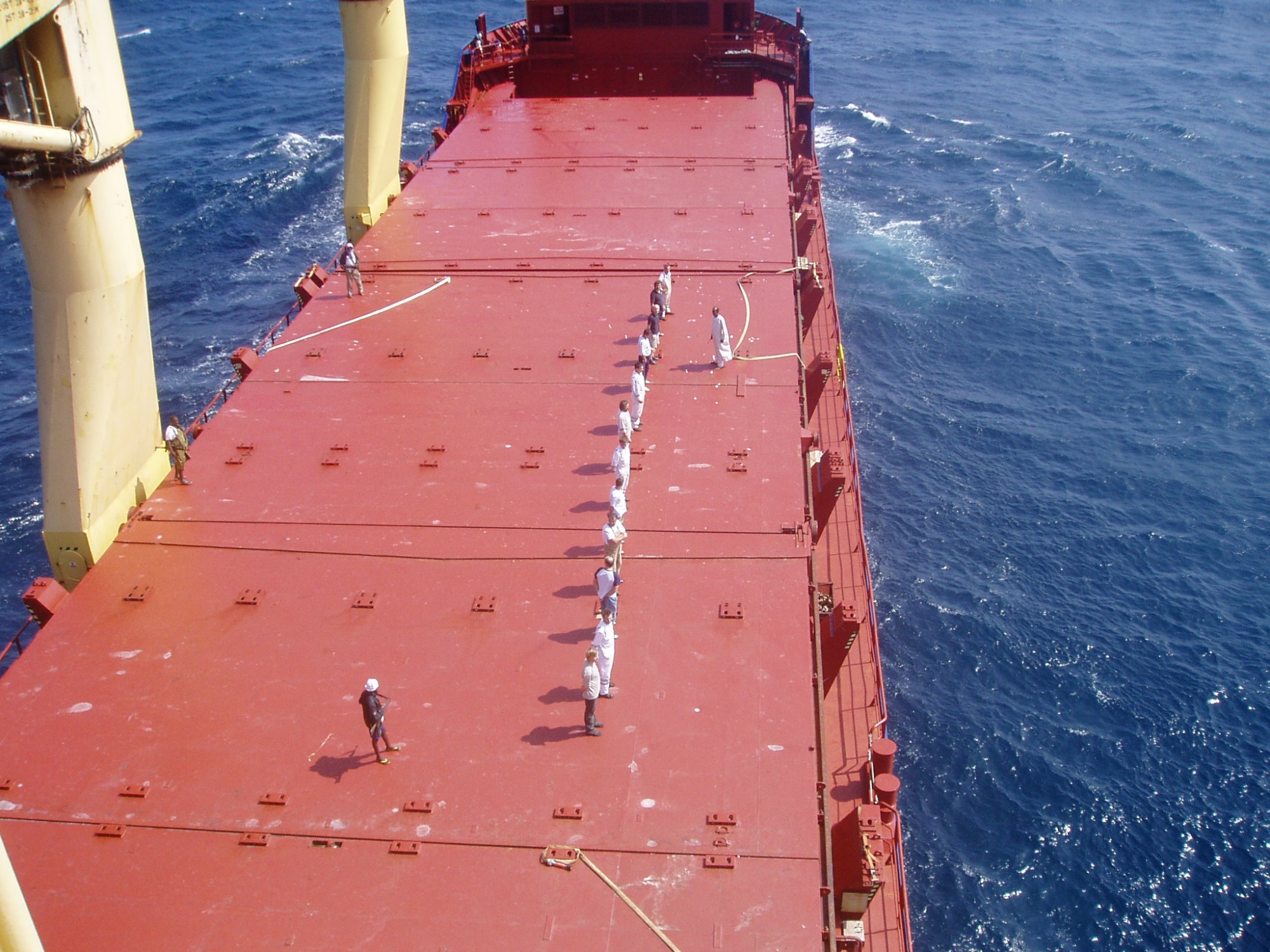 Фото отчет о получении пиратами выкупа за судно CEC Future