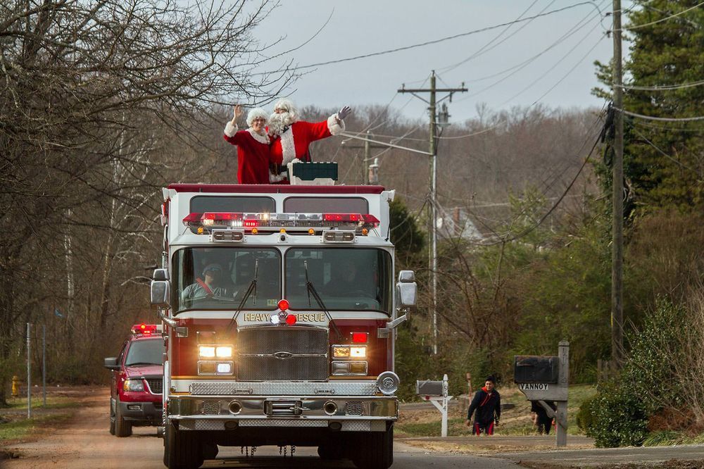 Санта-Клаус из пожарной части