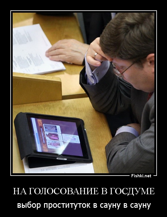 на голосование в госдуме