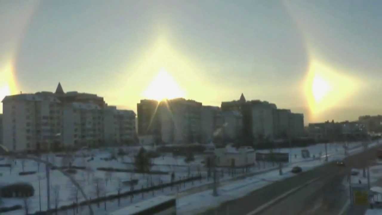 Парагелий или Ложное Солнце в Москве