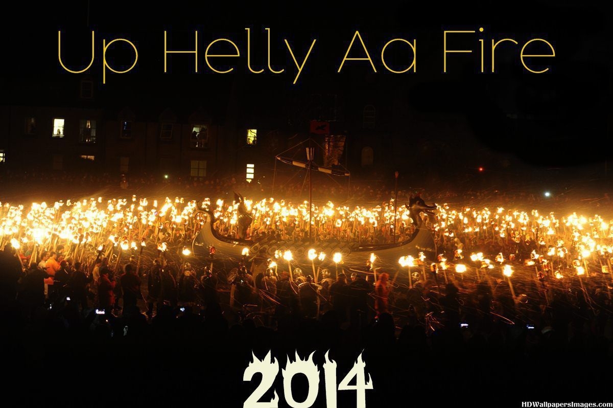 Up Helly AA 2014 Fire Festival on Shetland