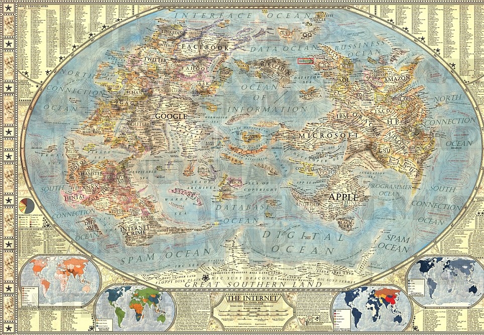 Карта интернет-мира