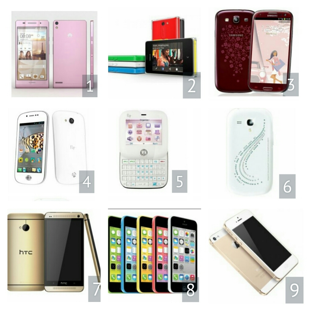 30 лучших смарт-телефонов для девушек.Ваше мнение?