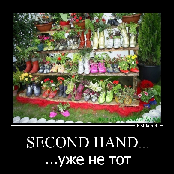 second hand...