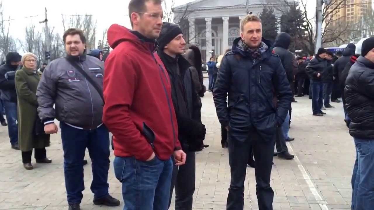 Немецкие журналисты снимают в Донецке не все...