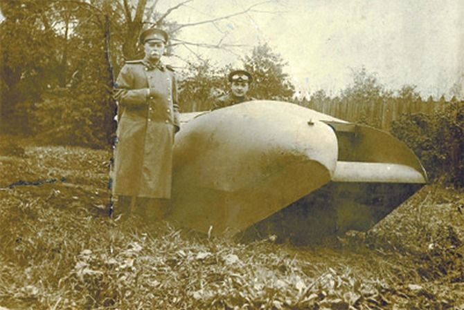 99 лет назад был построен первый российский танк
