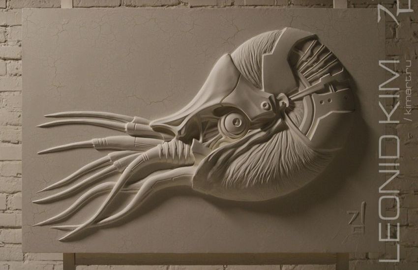  Барельеф "Наутилус". Basrelief "Nautilus Mechanicus"