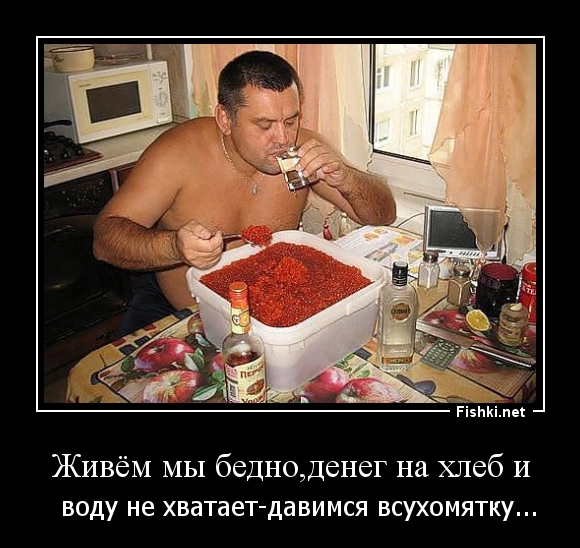 Живём мы бедно,денег на хлеб и