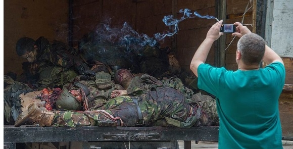 Трупы ликвидированных на Донбассе российских террористов начали вывози