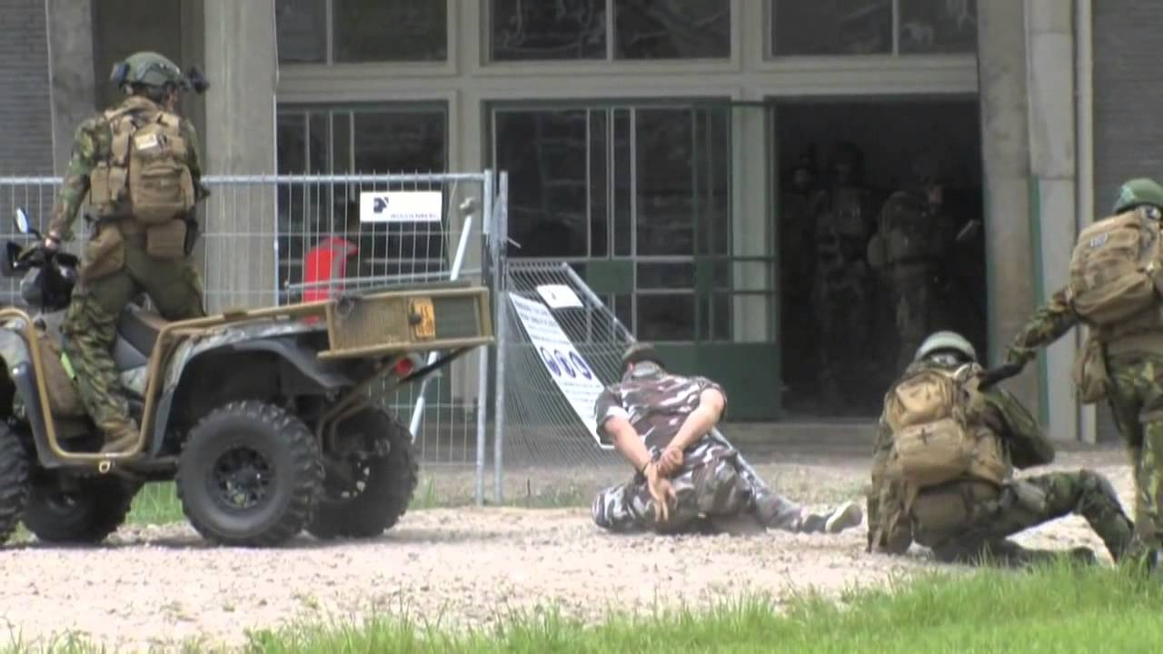 Тренировка солдат НАТО