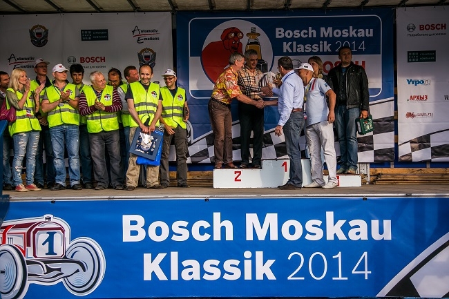 Олдтаймеры сразились за звание лучшего в ралли Bosch Moskau Klassik 