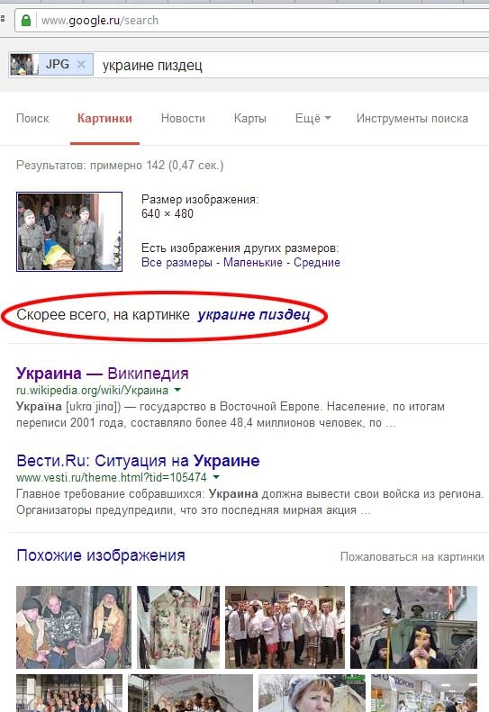 Пророчество гугла об Украине