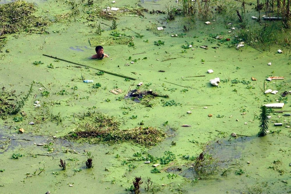 Загрязненные воды Китая