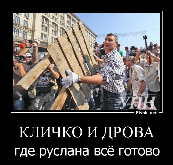 кличко и дрова