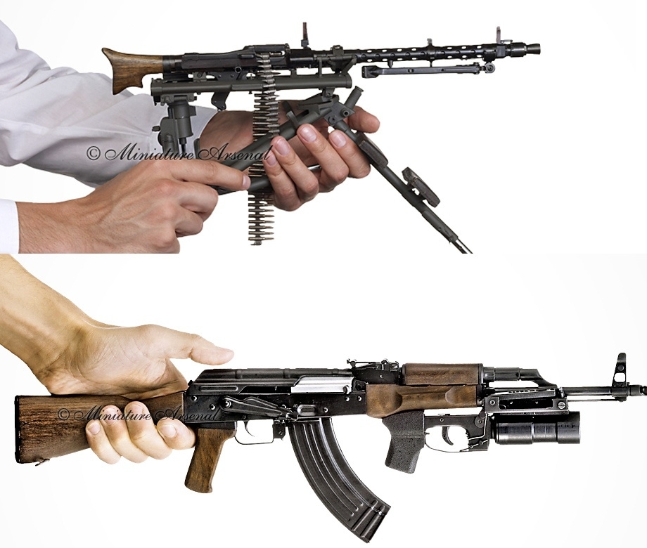 Миниатюрные модели оружия
