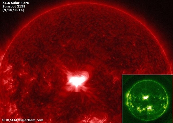 Мощная вспышка на Солнце может спровоцировать появление северного сиян