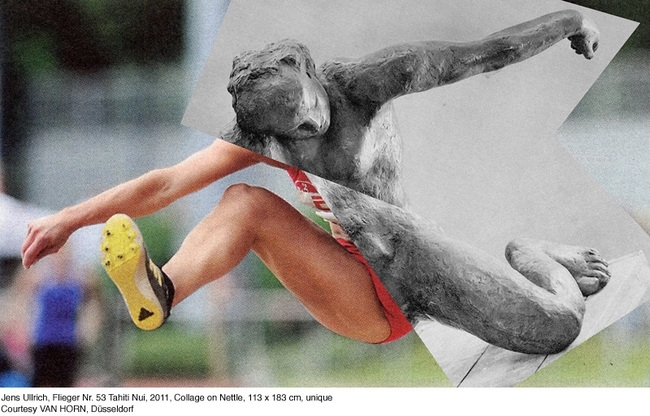 Фотографий спортсменов, совмещенные со снимками знаменитых скульптур