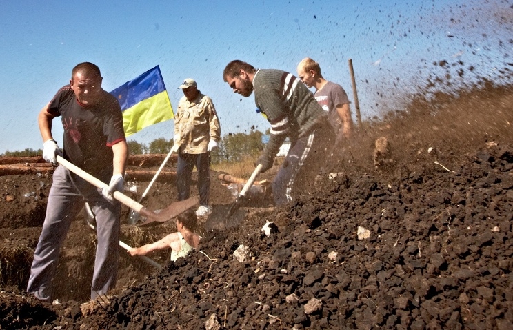 Украина отложила строительство стены на границе с Россией