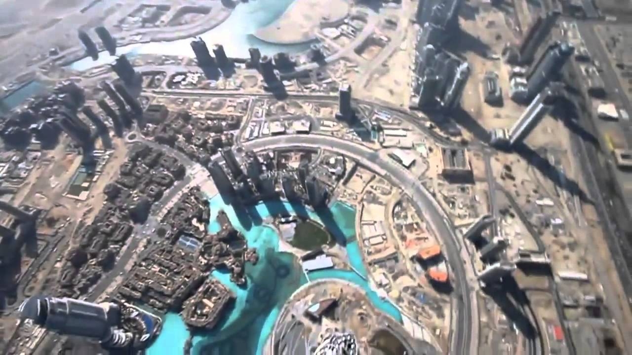 Вид с крыши самого высокого здания в мире 