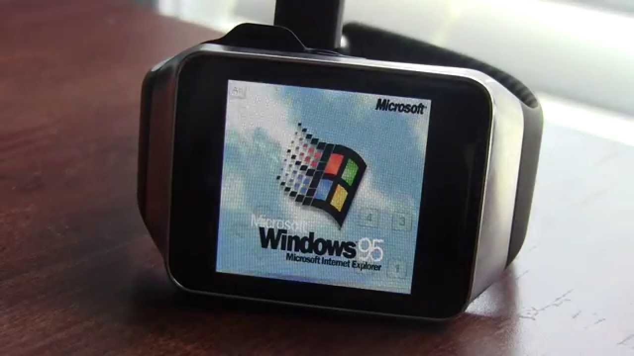 Windows 95 на smart часах...