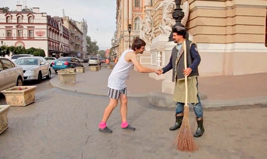 В Одессе сняли комедийное видео о предстоящих выборах