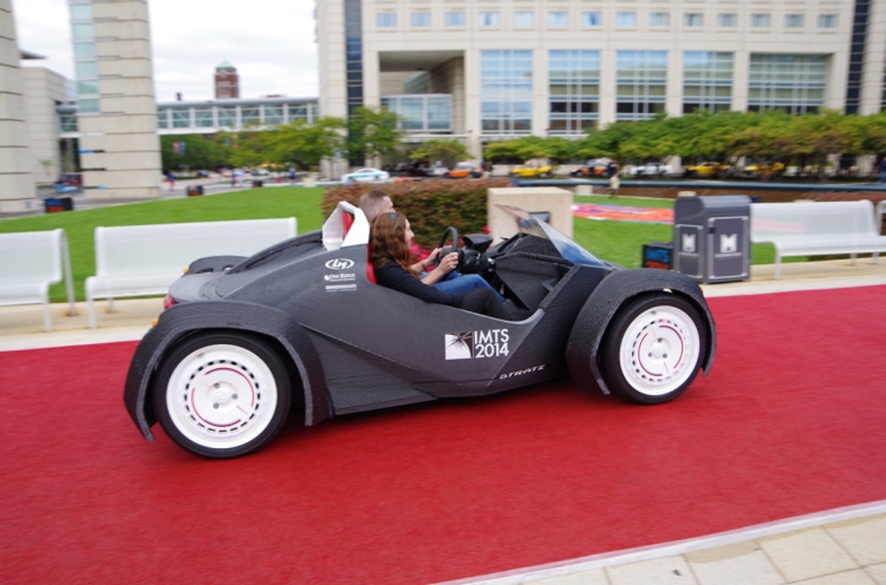 На 3D-принтере напечатан первый автомобиль