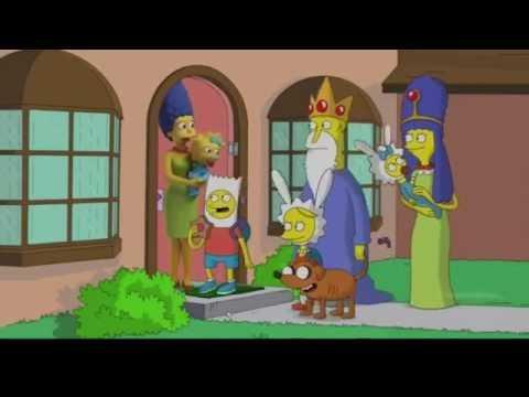 Как бы выглядели Симпсоны из разных мультсериалов