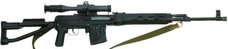 Снайперская винтовка Драгунова (СВД)
