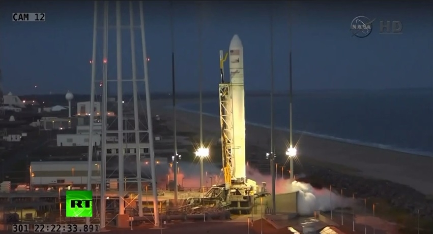 Украино-американская ракета-носитель Antares взорвалась на космодроме 