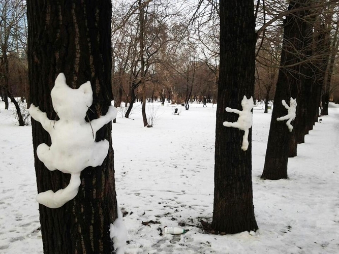 Снежное творчество