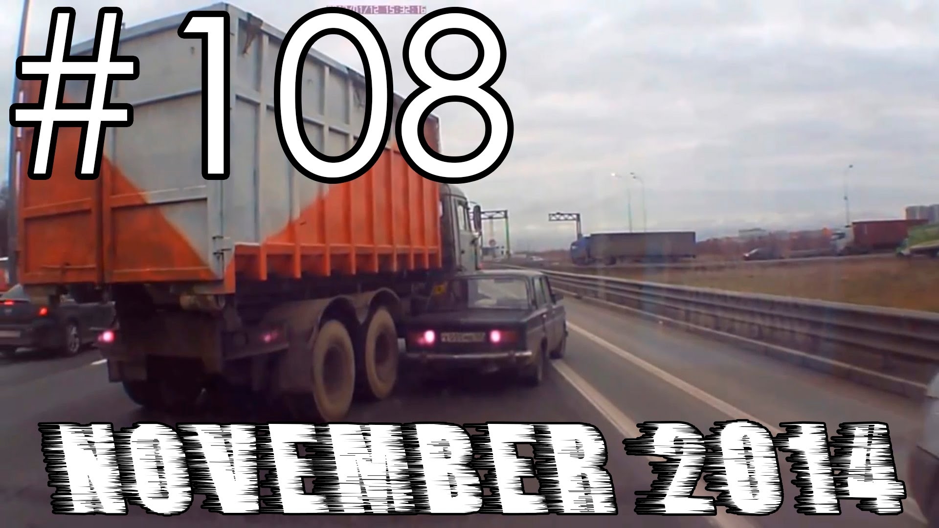 Подборка Аварий и ДТП #108 - Ноябрь 2014