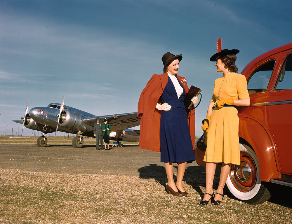 Уникальные фотографии Америки 1940-х в цветах Кодахром