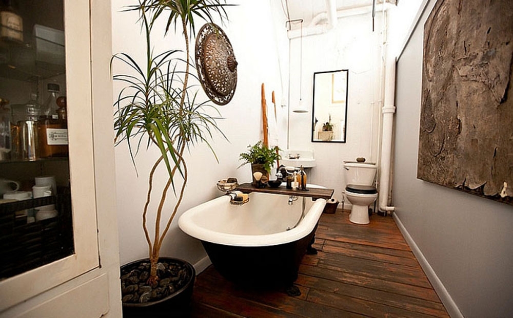 10 потрясающих ванных комнат в индустриальном стиле