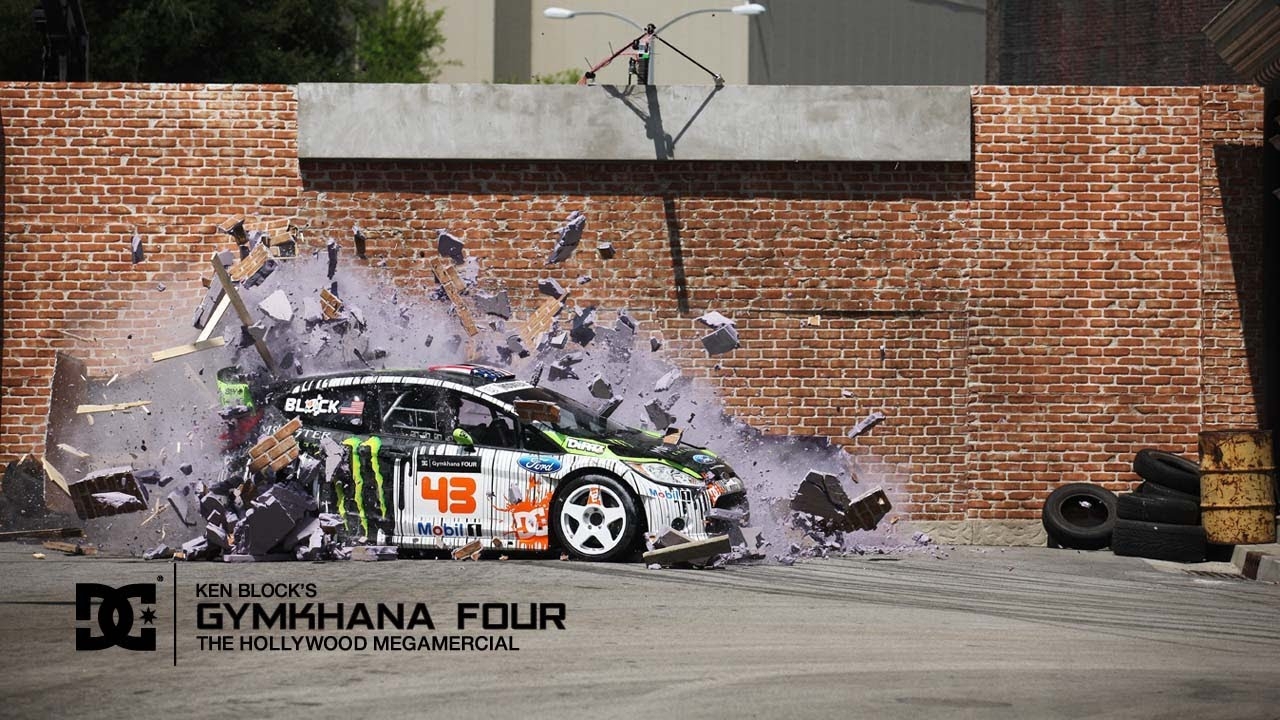 KEN BLOCK&#039;S GYMKHANA FOUR; THE HOLLYWOOD MEGAMERCIAL 