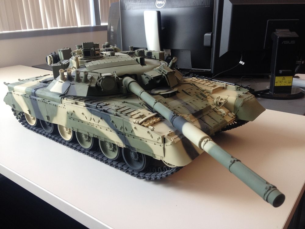 Танк Т-80 напечатанный на 3D принтере
