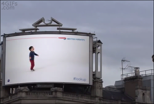 Реклама британских авиалиний