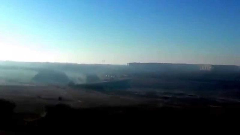 Укры запустили большую ракету с аэродрома Краматорска
