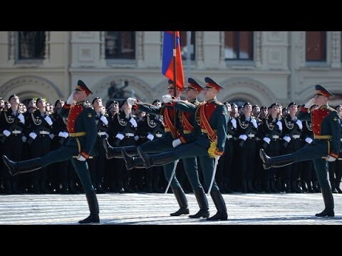 Аж мурашки по коже! Гимн РОССИИ исполняют 6 000 военнослужащих! 