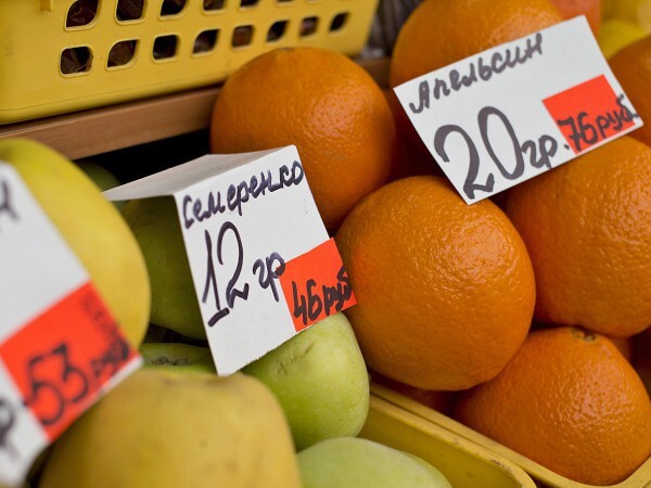 Донецкие магазины переходят на рублевые ценники