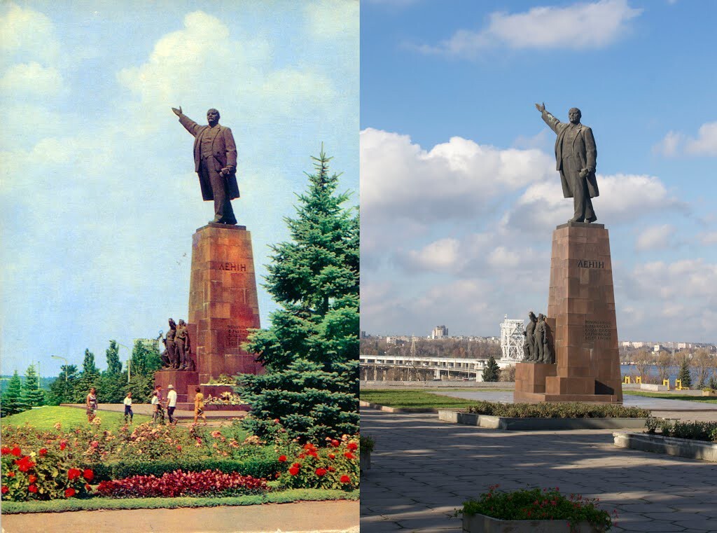 А давайте похвастаемся памятниками В.И.Ленину?
