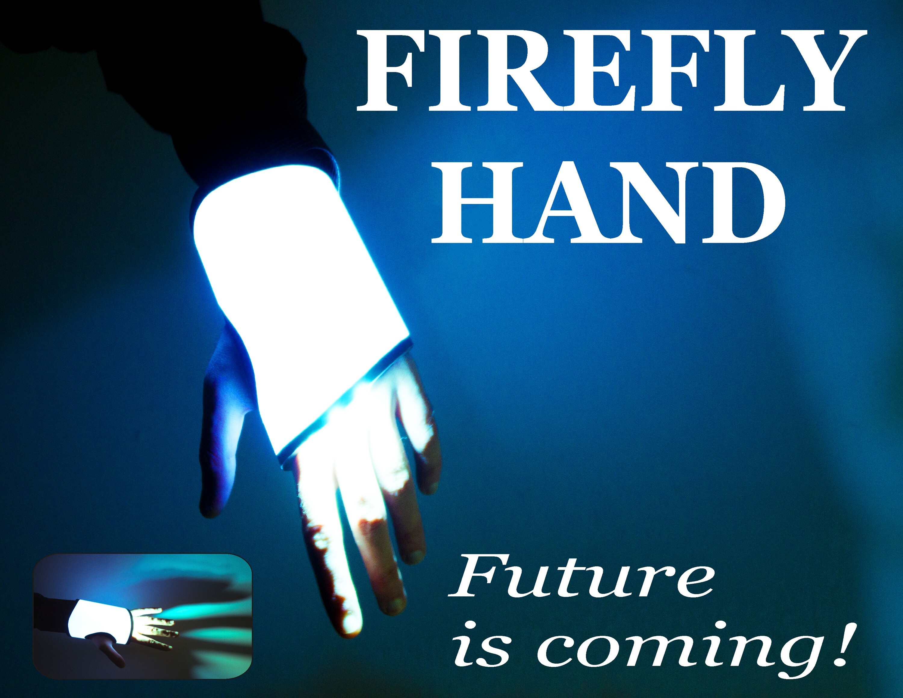 FireFly Hand -футуристичный фонарик перчатка!