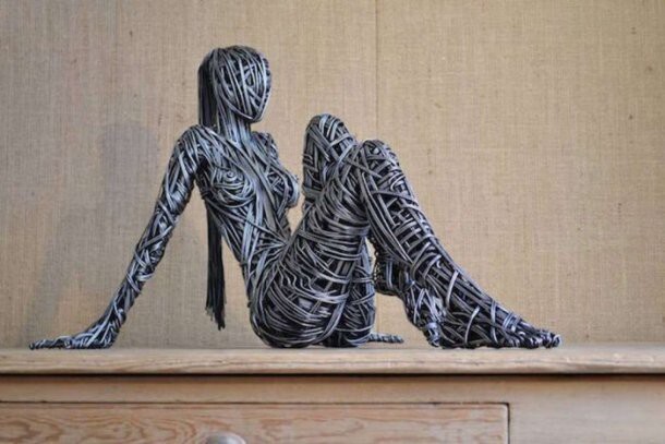 Захватывающие проволочные скульптуры Ричарда Стейнторпа 
