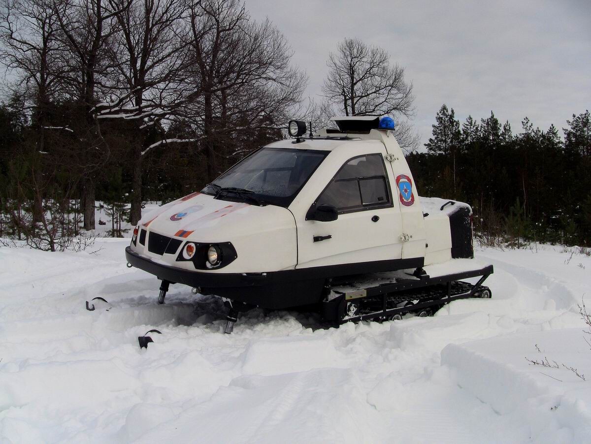 Армейский снегоход &quot;Беркут&quot; с двигателем ВАЗа