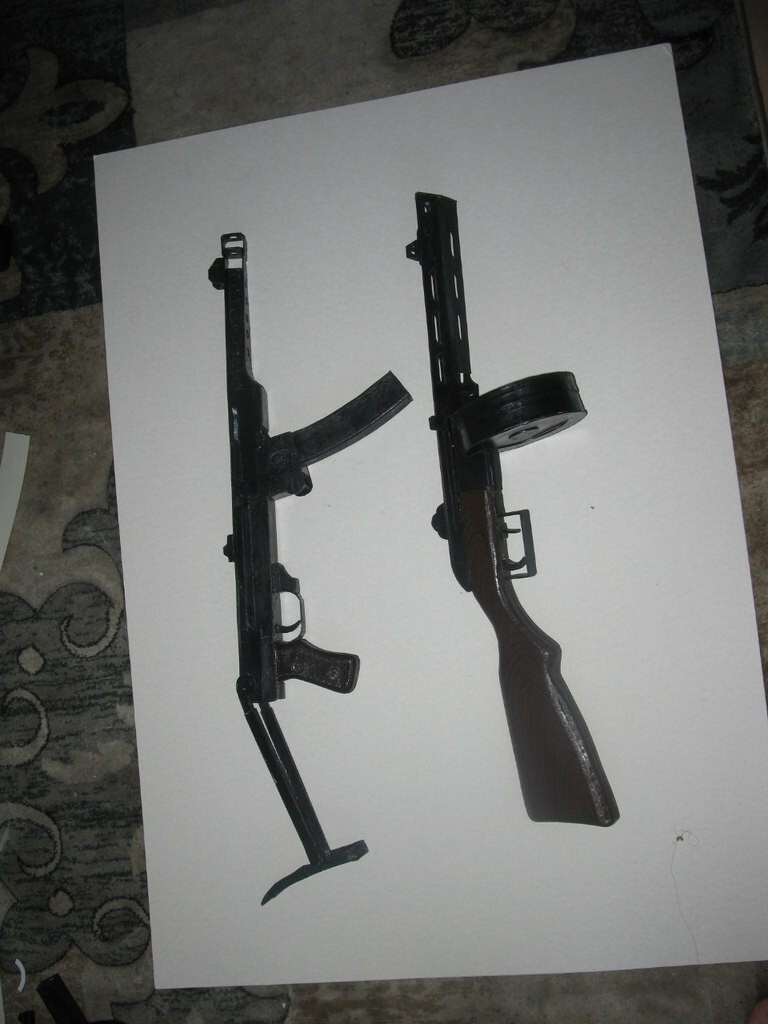 Моя история стелкового оружия или макеты оружия из бумаги