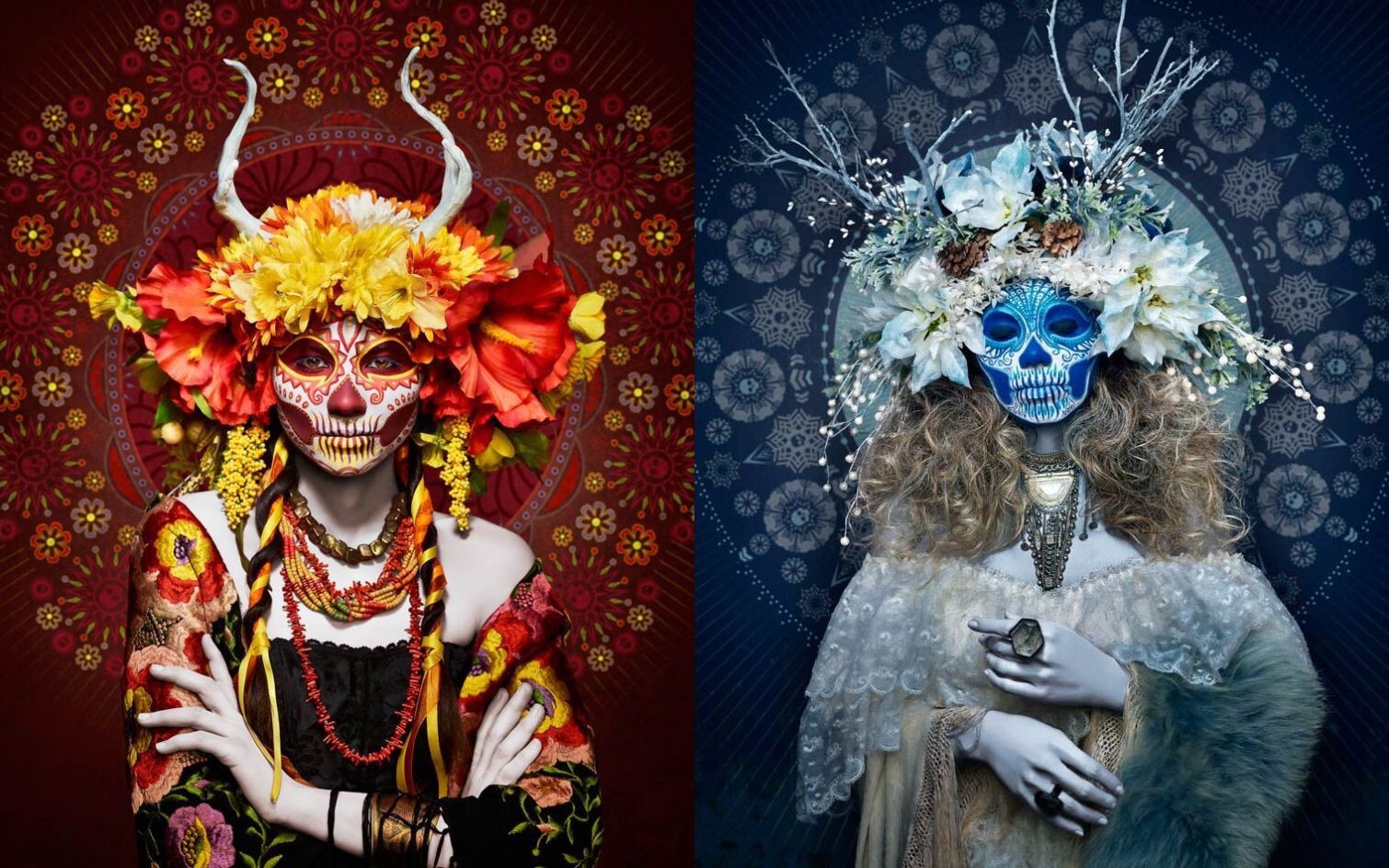 Красочный фотопроект к мексиканскому празднику &quot;День Мертвых &quot;