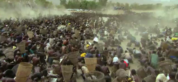 Интересное видео. Рыбалка по-африкански…